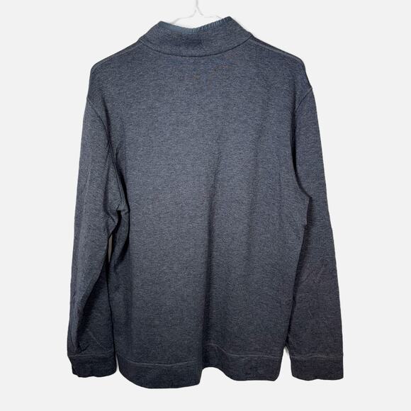 Hugo Boss Half Zip Pullover Men’s XL Gray Regular Fit Long Sleeve - Picture 3 of 14